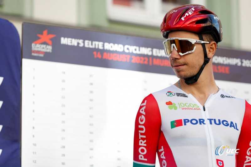 European Championships Munich 2022 - 2022 UEC Road Elite European Championships - Men's Road Race - 14/08/2022 - Rui Oliveira (POR) - photo Ivan Benedetto/UEC/SprintCyclingAgency?2022